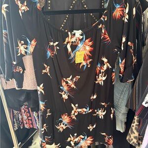 NWT Veronica m size medium Floral Off-Shoulder Women's Top
